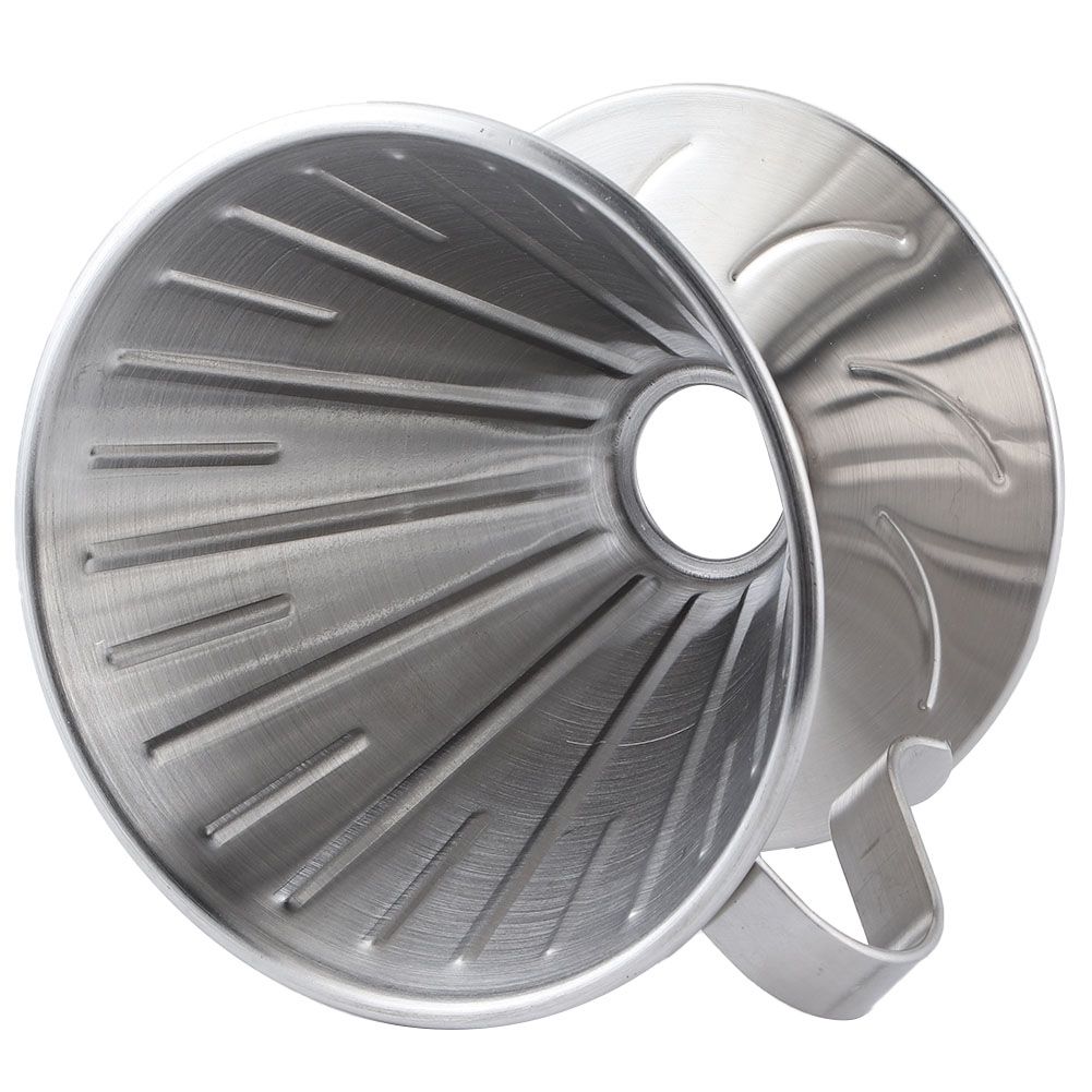 Stainless Steel Pour Over Coffee Dripper Cone Filter Cup Stand Coffee Machine view 6