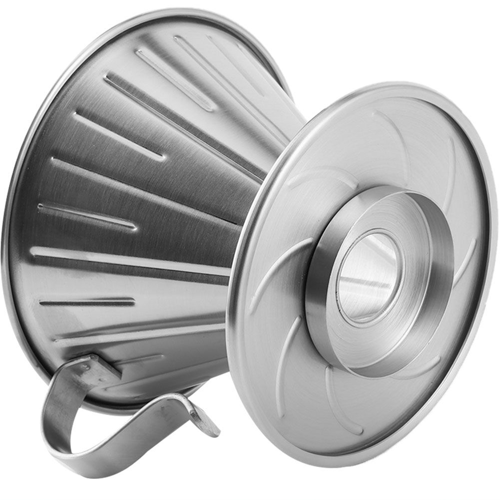 Stainless Steel Pour Over Coffee Dripper Cone Filter Cup Stand Coffee Machine view 7