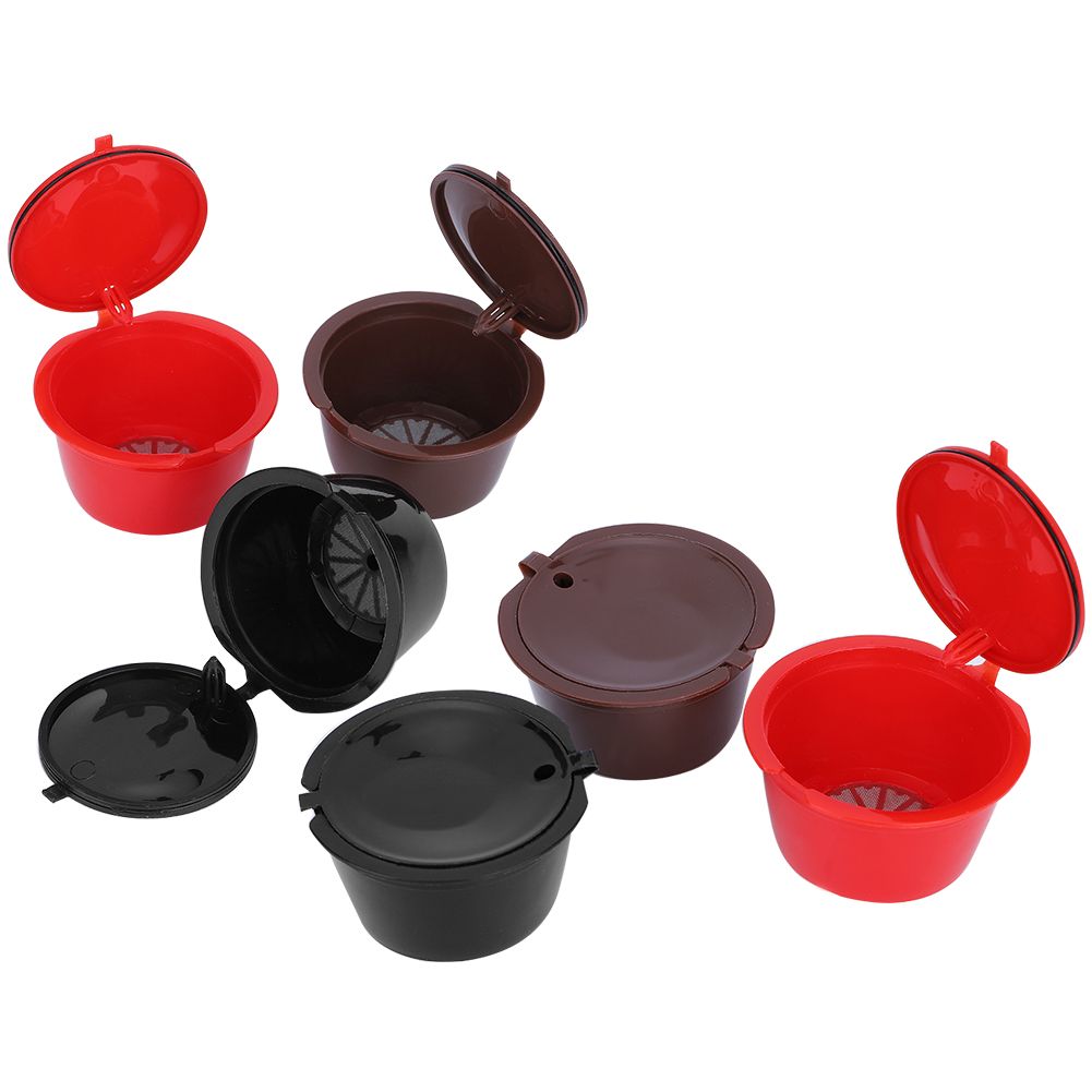 Reusable Refillable Coffee Capsule Filter Cup with Spoon Brush Set Cafe Tools view 6