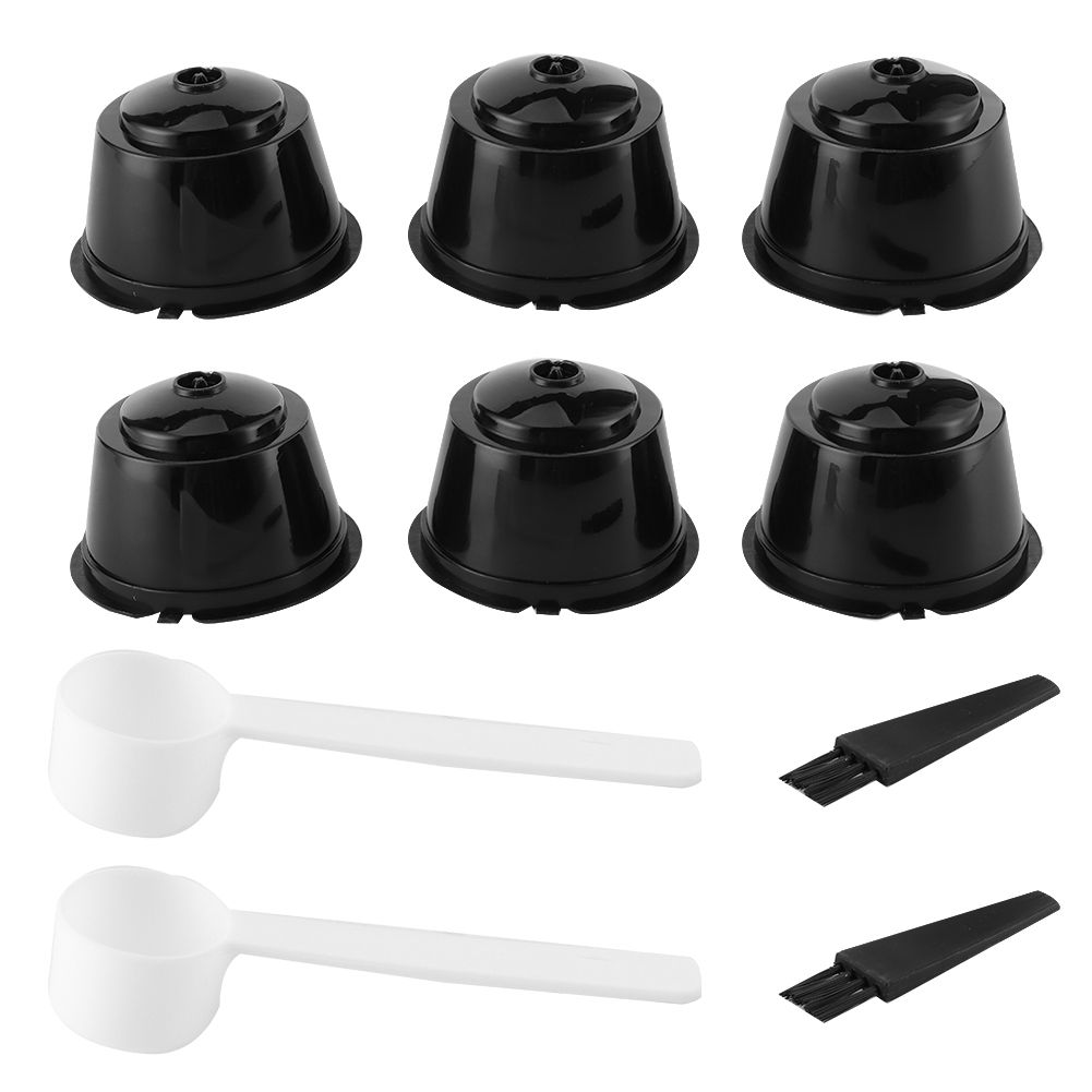 2Sets Coffee Capsule Pods Reusable Refillable Filter Cup Fit for Nestle DOLCE view 2