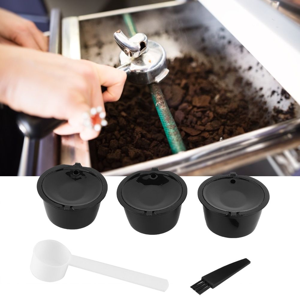 2Sets Coffee Capsule Pods Reusable Refillable Filter Cup Fit for Nestle DOLCE view 9