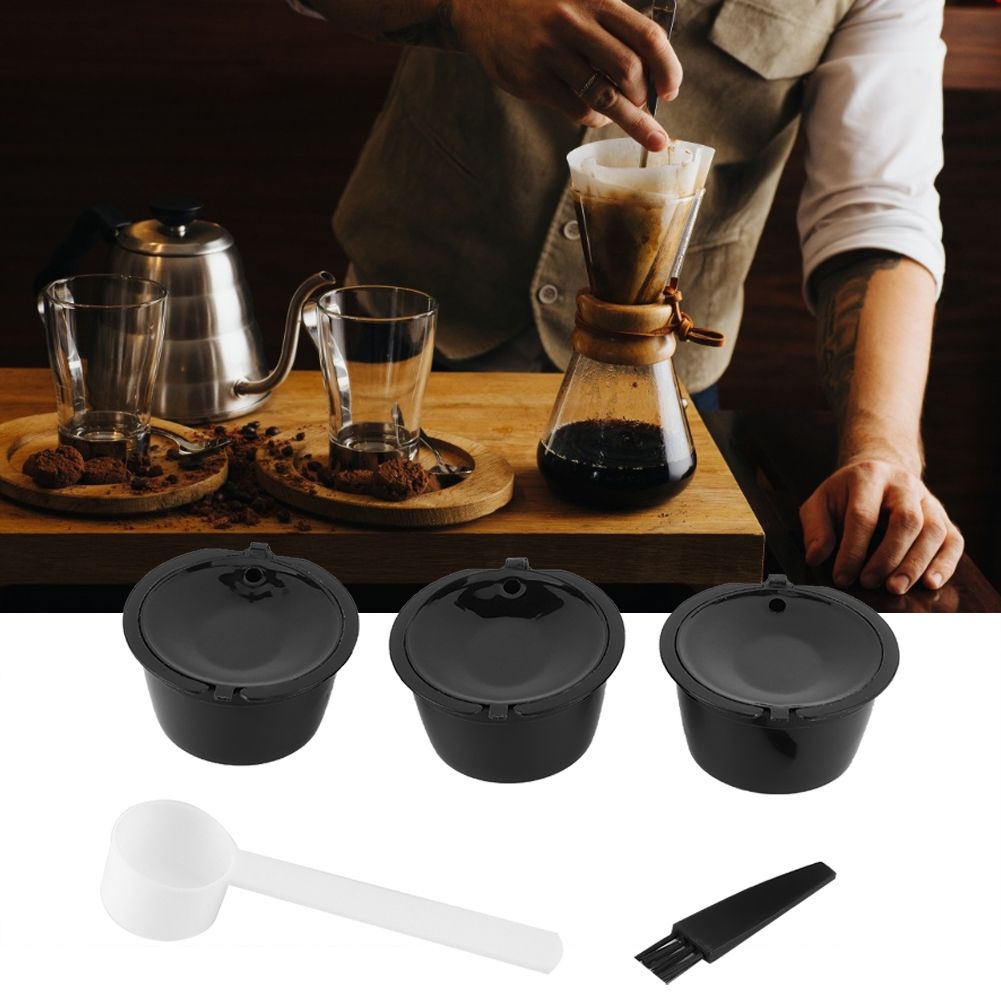 2Sets Coffee Capsule Pods Reusable Refillable Filter Cup Fit for Nestle DOLCE view 10