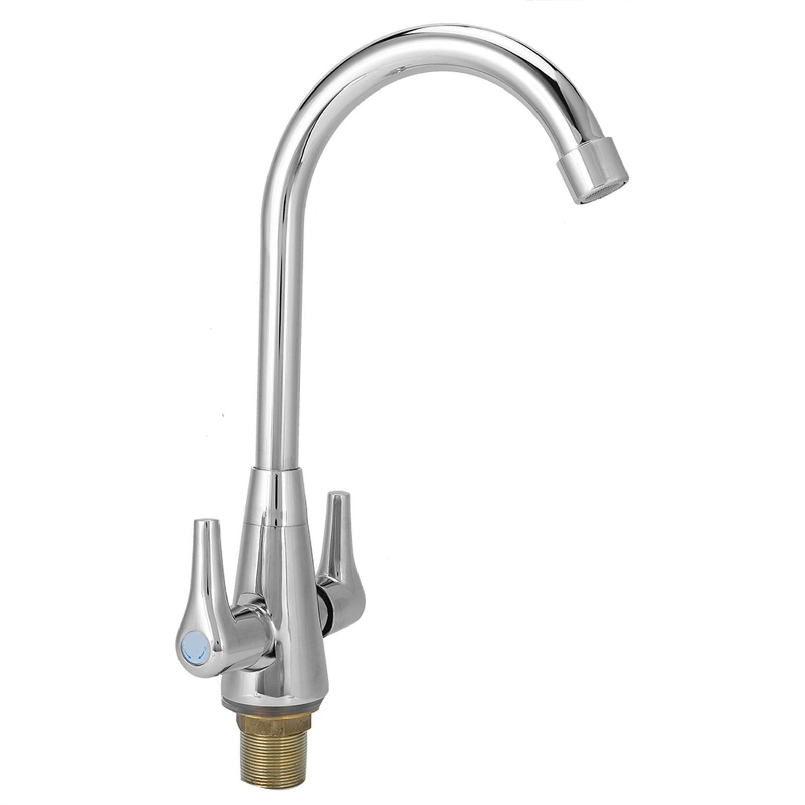G1/2 Thread Copper Faucet Hot Cold Water Outlet 360 Degree Rotation for view 3