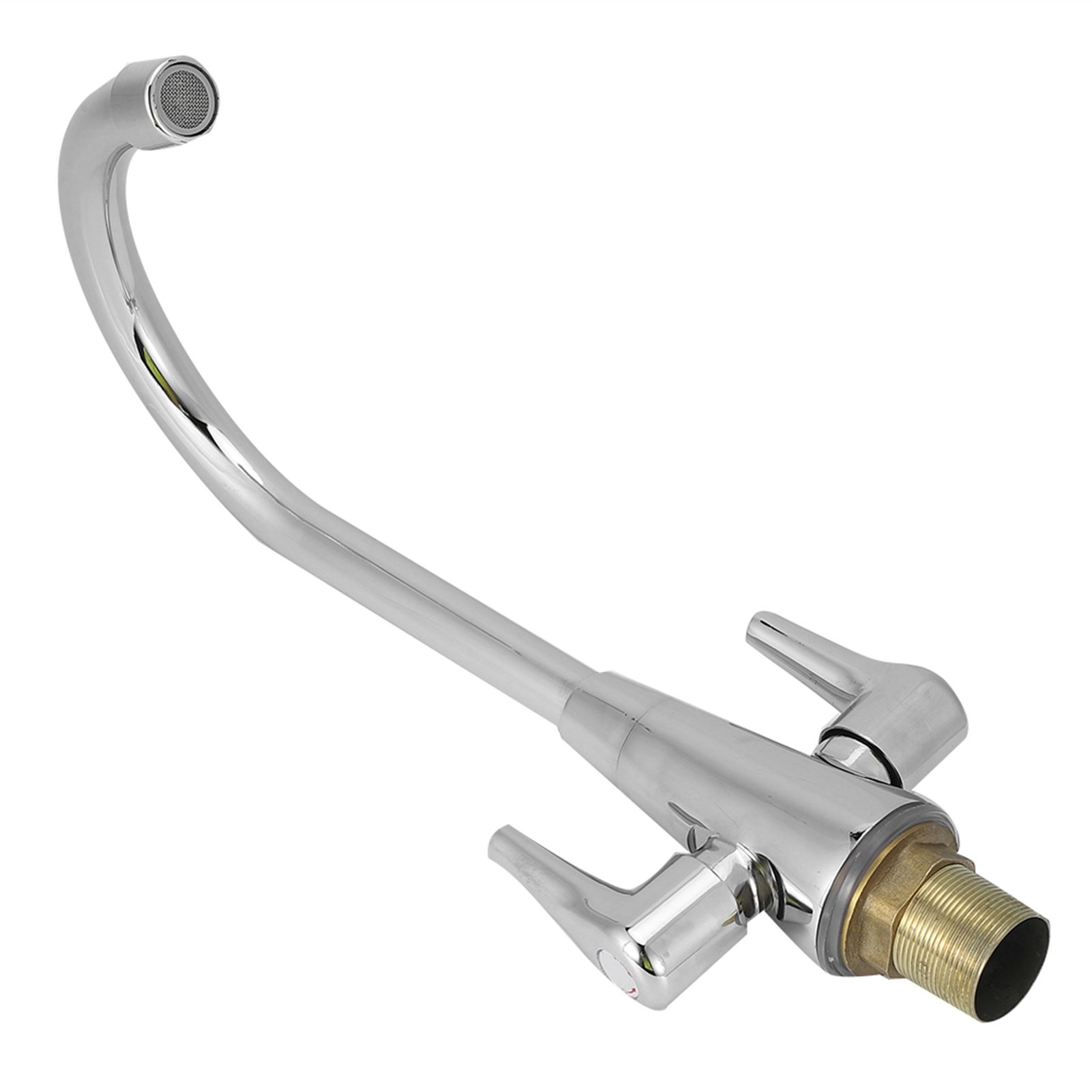 G1/2 Thread Copper Faucet Hot Cold Water Outlet 360 Degree Rotation for view 6