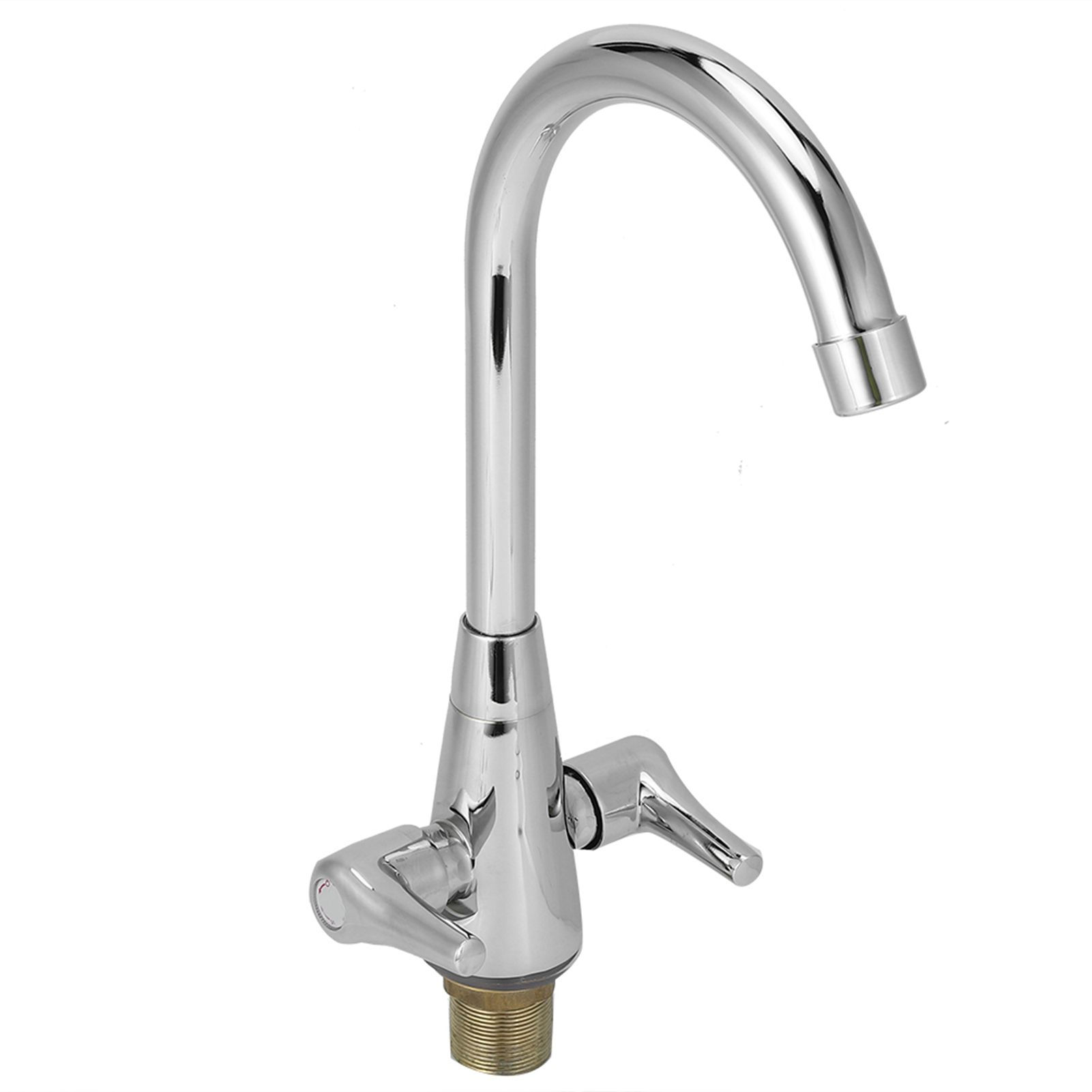 G1/2 Thread Copper Faucet Hot Cold Water Outlet 360 Degree Rotation for view 7