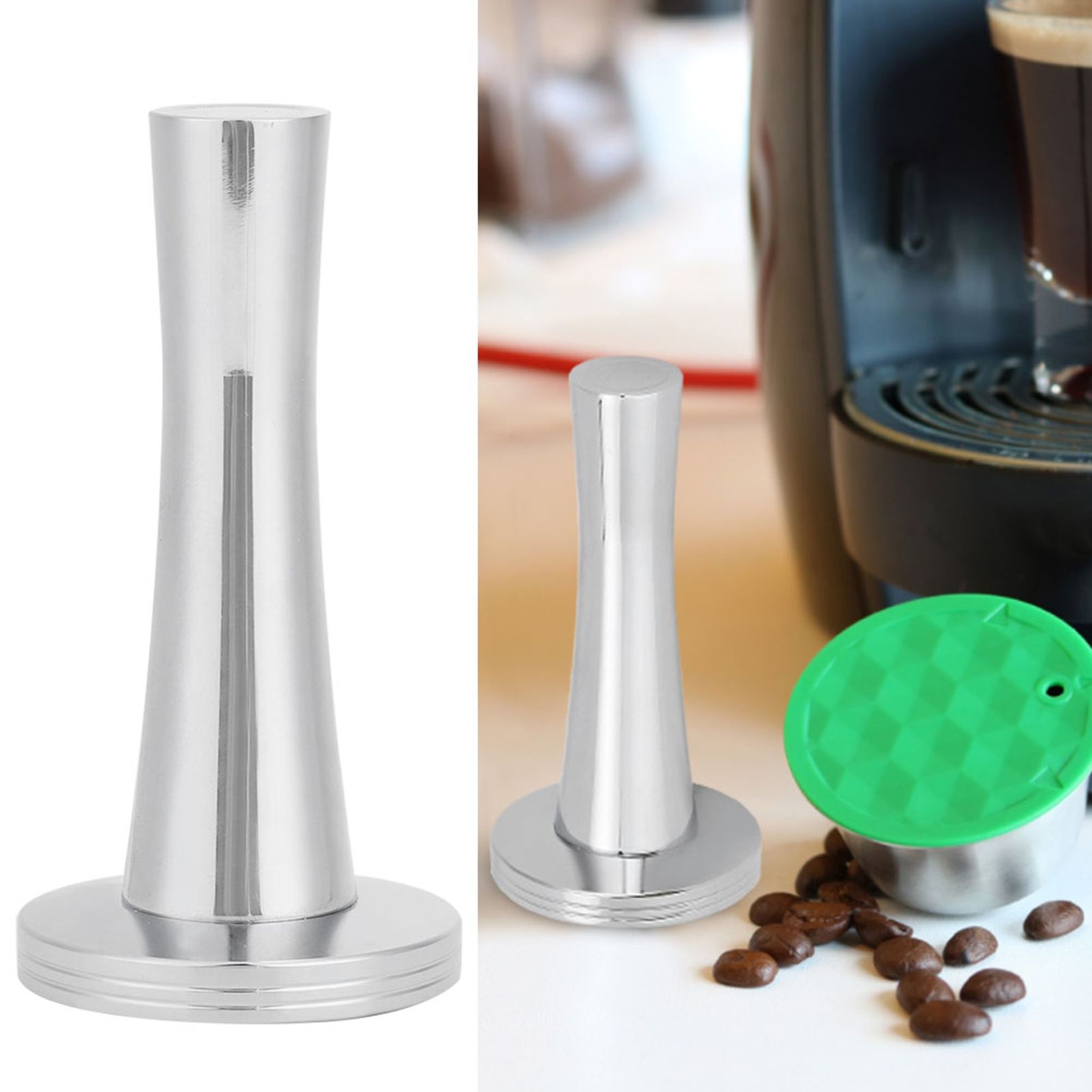 41mm Capsule Coffee Powder Hammer Tamper Stainless Steel Coffee Press Tool for view 10
