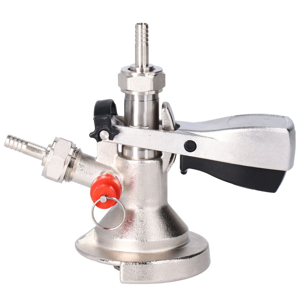 G5/8 A Type Stainless Steel Beer Keg Tap Distributor Coupler with Relief Valve