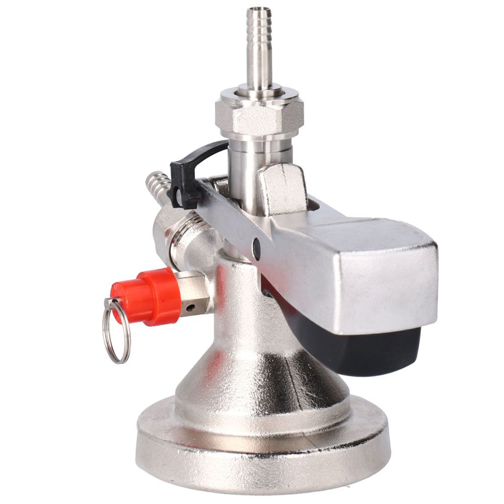 G5/8 A Type Stainless Steel Beer Keg Tap Distributor Coupler with Relief Valve view 4