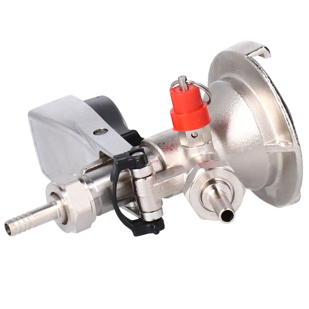 G5/8 A Type Stainless Steel Beer Keg Tap Distributor Coupler with Relief Valve view 6