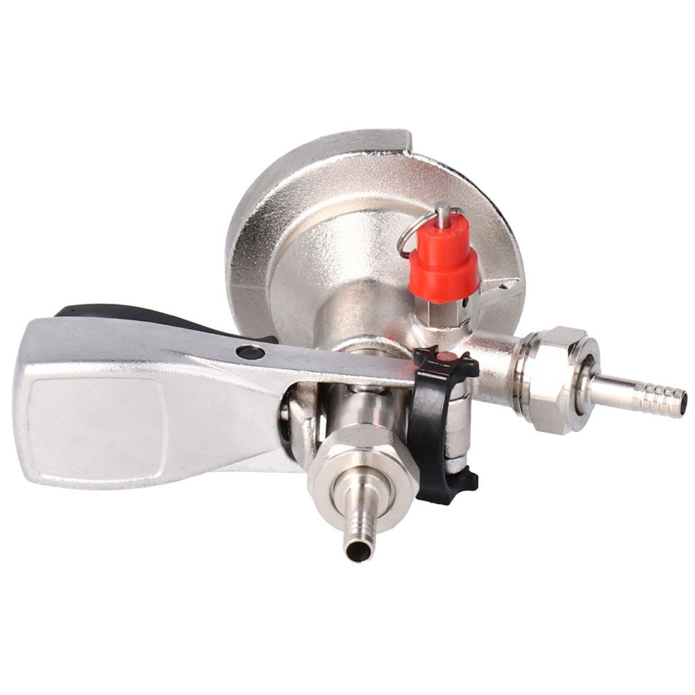 G5/8 A Type Stainless Steel Beer Keg Tap Distributor Coupler with Relief Valve view 7