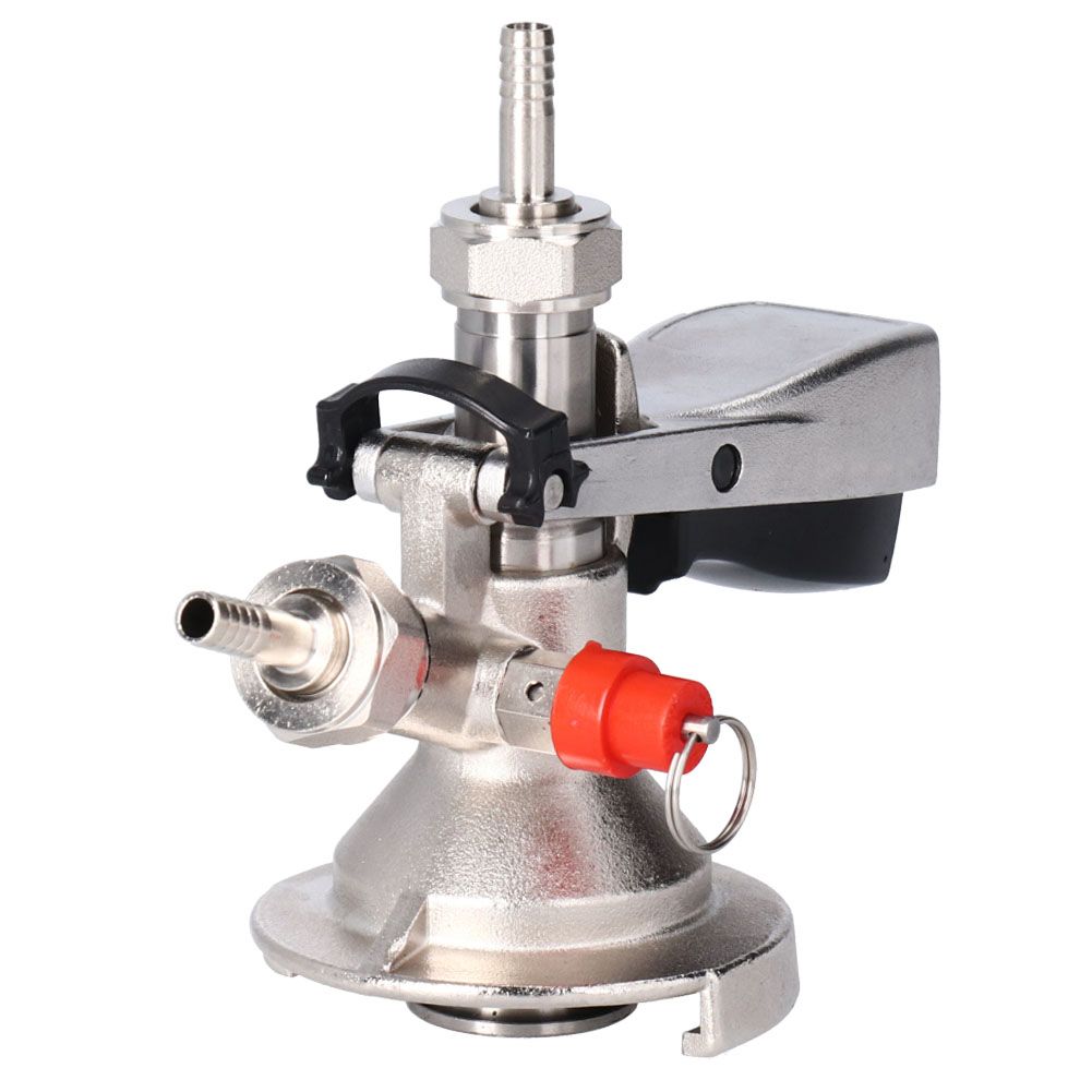 G5/8 A Type Stainless Steel Beer Keg Tap Distributor Coupler with Relief Valve view 8