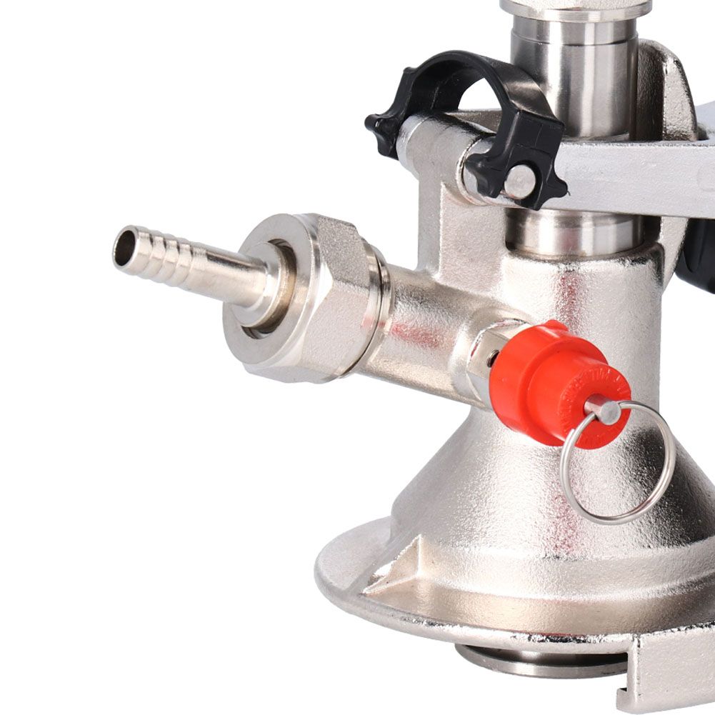 G5/8 A Type Stainless Steel Beer Keg Tap Distributor Coupler with Relief Valve view 12