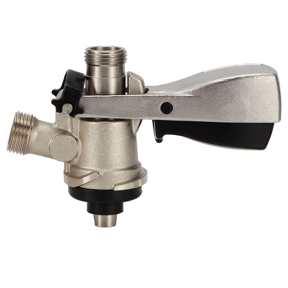 G5/8 S Type Brewing Draft Beer Keg Taps Coupler Dispenser for Home Bars Pubs