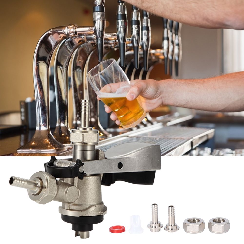 G5/8 S Type Brewing Draft Beer Keg Taps Coupler Dispenser for Home Bars Pubs view 9
