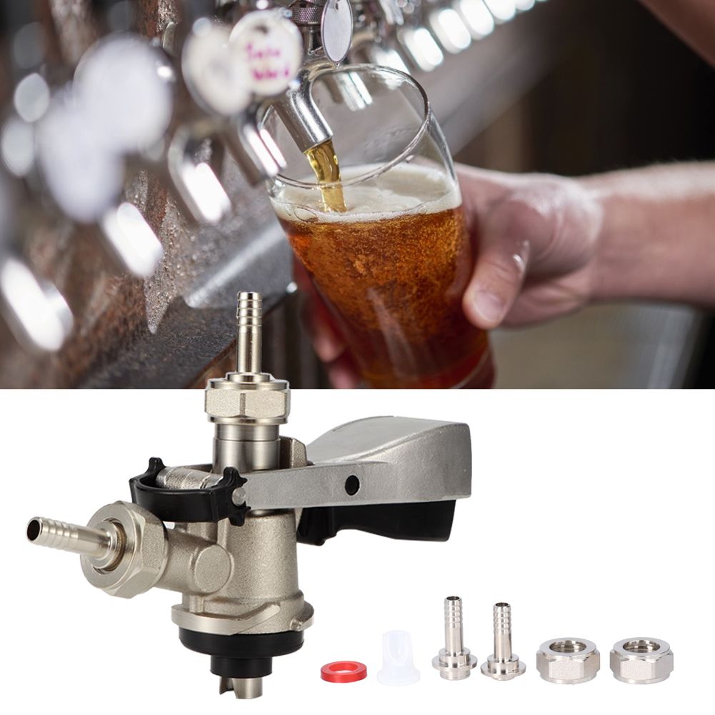 G5/8 S Type Brewing Draft Beer Keg Taps Coupler Dispenser for Home Bars Pubs view 10
