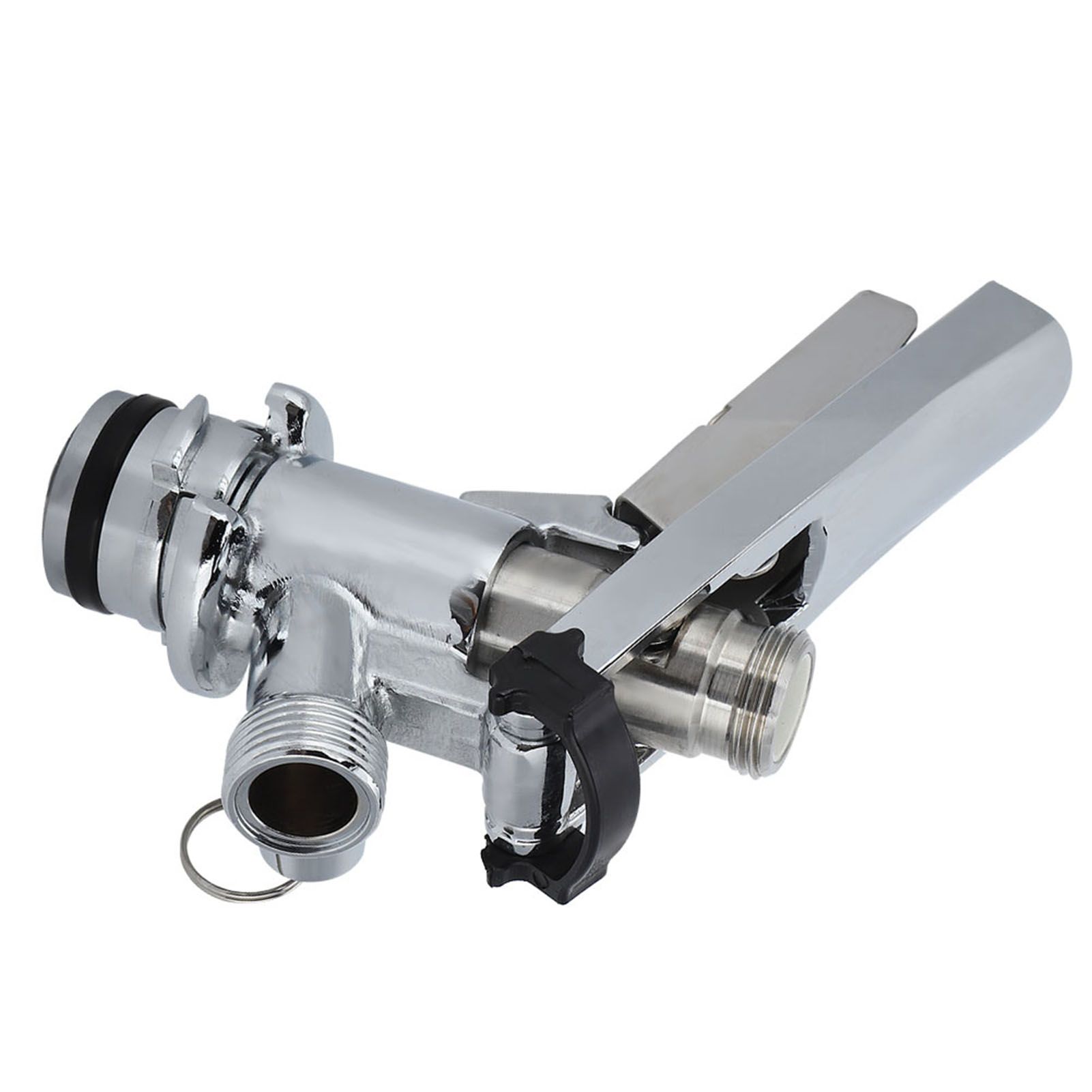 G5/8 U Type Stainless Steel Beer Keg Coupler Dispenser Accessory for Home Bar
