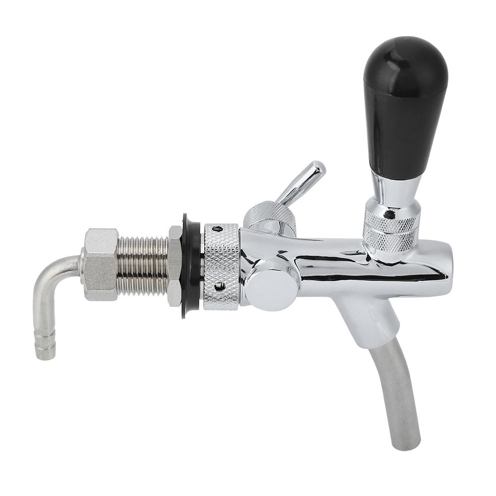 G5/8in Thread Chroming Brass Stainless Steel Adjustable Beer Faucet Tap Beer view 4