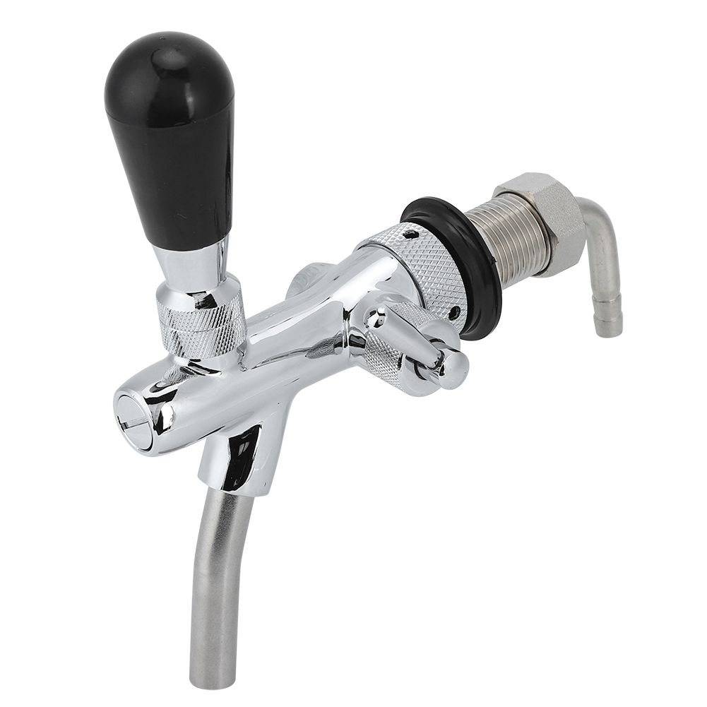 G5/8in Thread Chroming Brass Stainless Steel Adjustable Beer Faucet Tap Beer view 5
