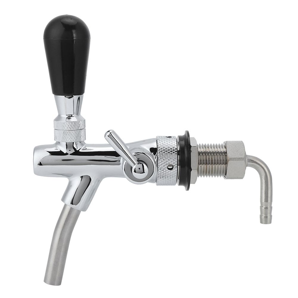 G5/8in Thread Chroming Brass Stainless Steel Adjustable Beer Faucet Tap Beer view 6