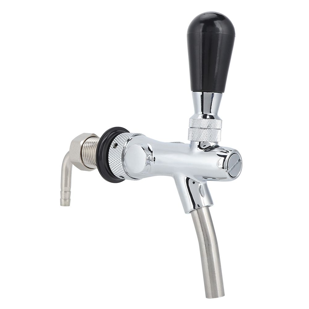 G5/8in Thread Chroming Brass Stainless Steel Adjustable Beer Faucet Tap Beer view 7