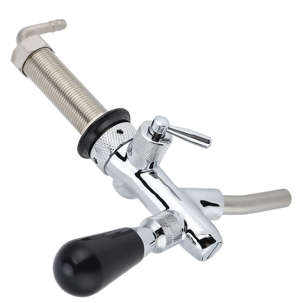 G5/8in Thread Long Shank Adjustable Draft Beer Faucet Tap Dispenser Wine Tools view 3