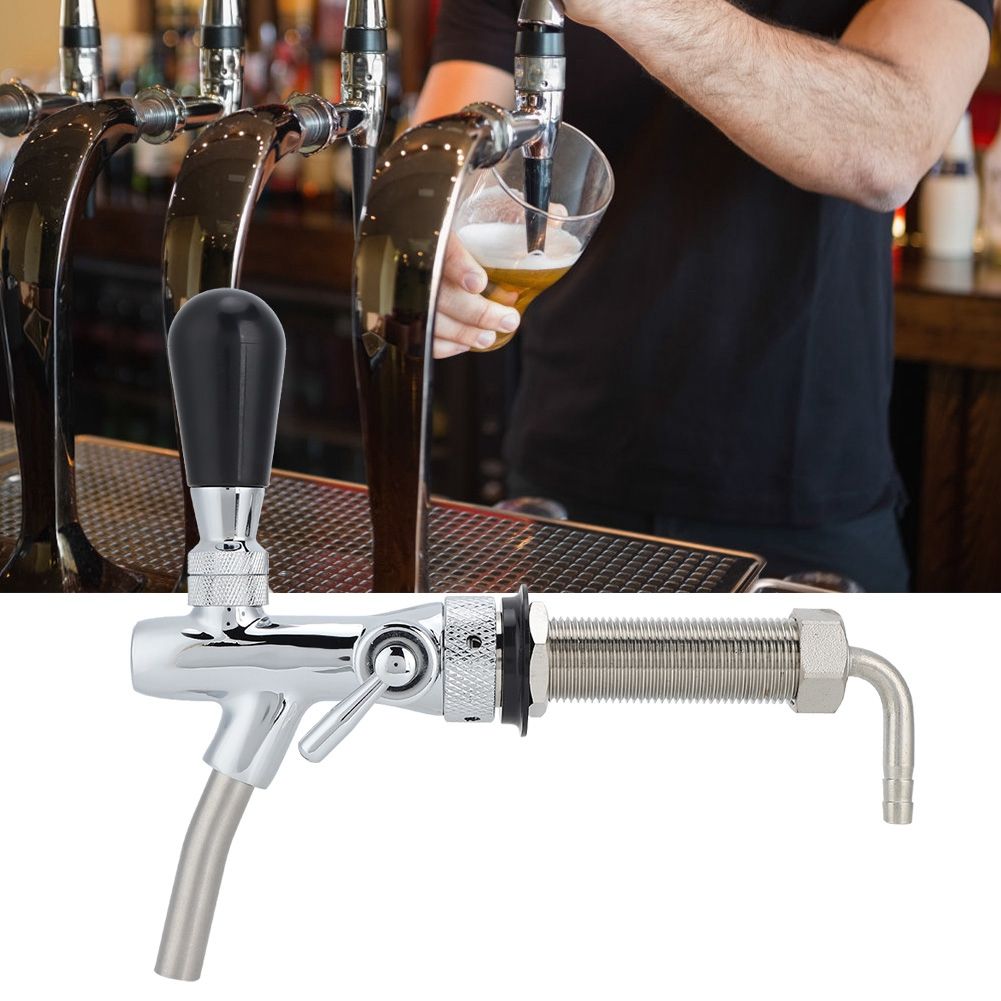 G5/8in Thread Long Shank Adjustable Draft Beer Faucet Tap Dispenser Wine Tools view 9