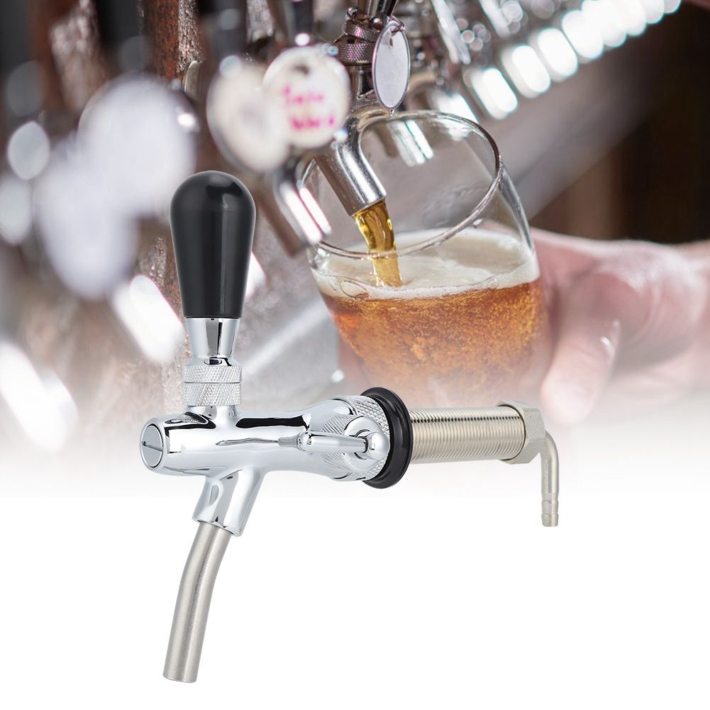 G5/8in Thread Long Shank Adjustable Draft Beer Faucet Tap Dispenser Wine Tools view 10