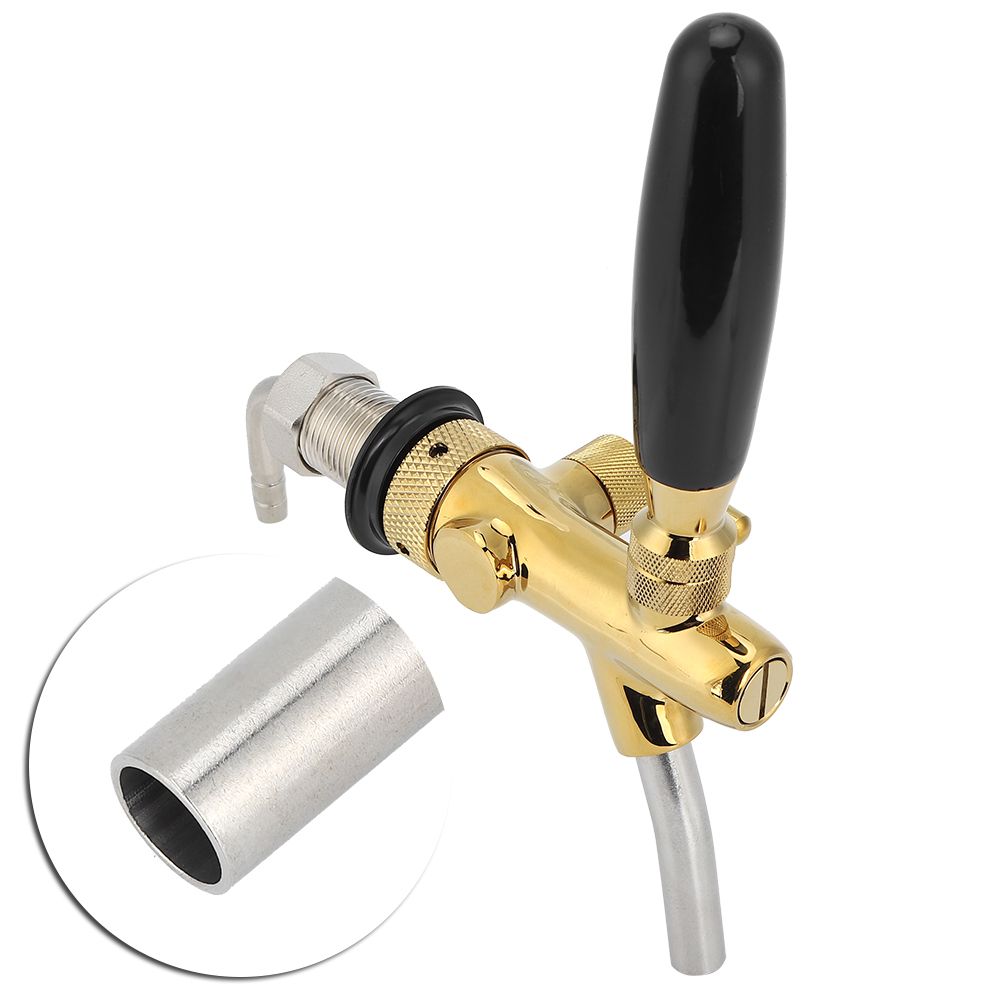 G5/8 Thread Adjustable Beer Tap Faucet Brass Stainless Steel Equipment for view 8