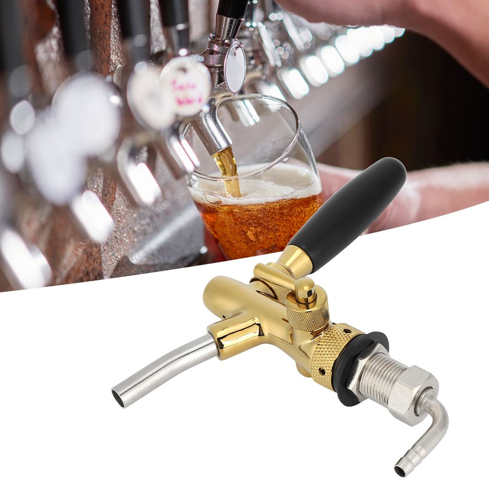 G5/8 Thread Adjustable Beer Tap Faucet Brass Stainless Steel Equipment for view 10