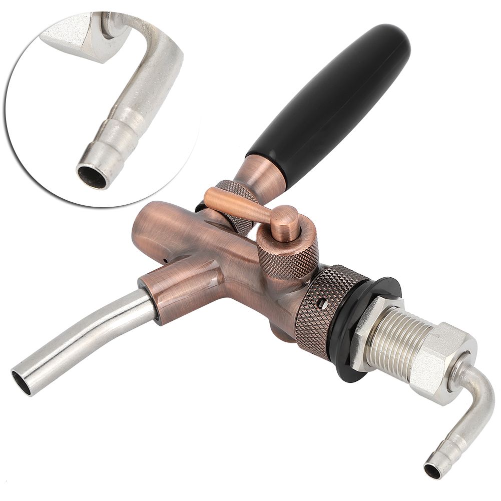 G5/8 Thread Adjustable Beer Tap Faucet Bronze Color Equipment for Home Bar view 7