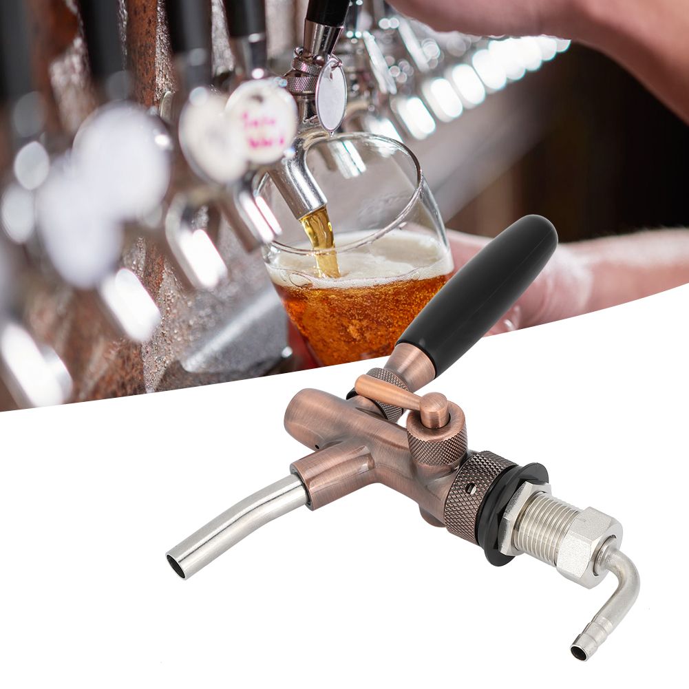 G5/8 Thread Adjustable Beer Tap Faucet Bronze Color Equipment for Home Bar view 9