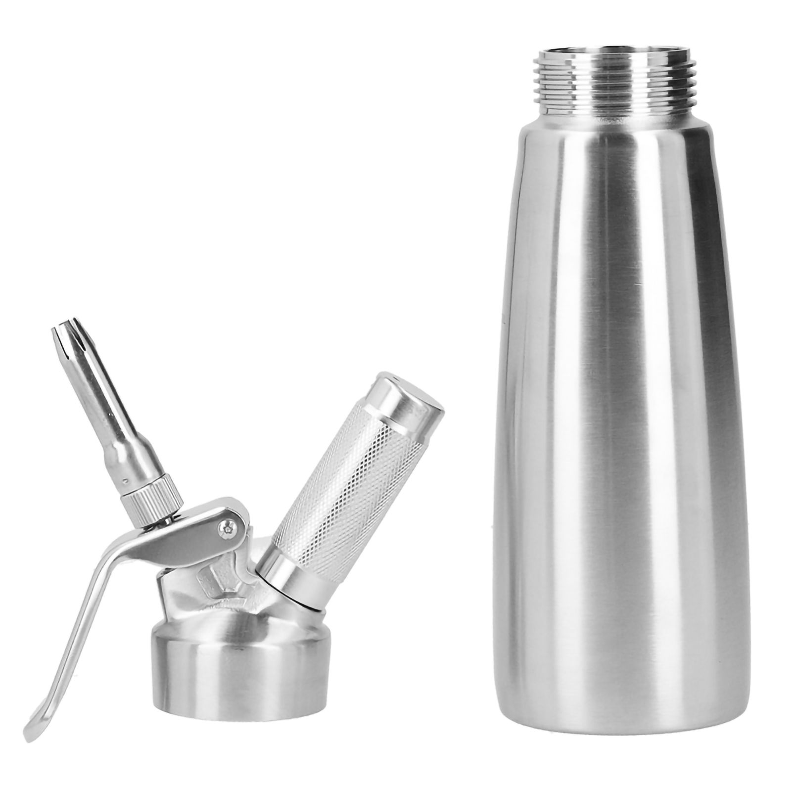 304 Stainless Steel Cream Foamer Whipper Dispenser Coffee Dessert Cake DIY view 6