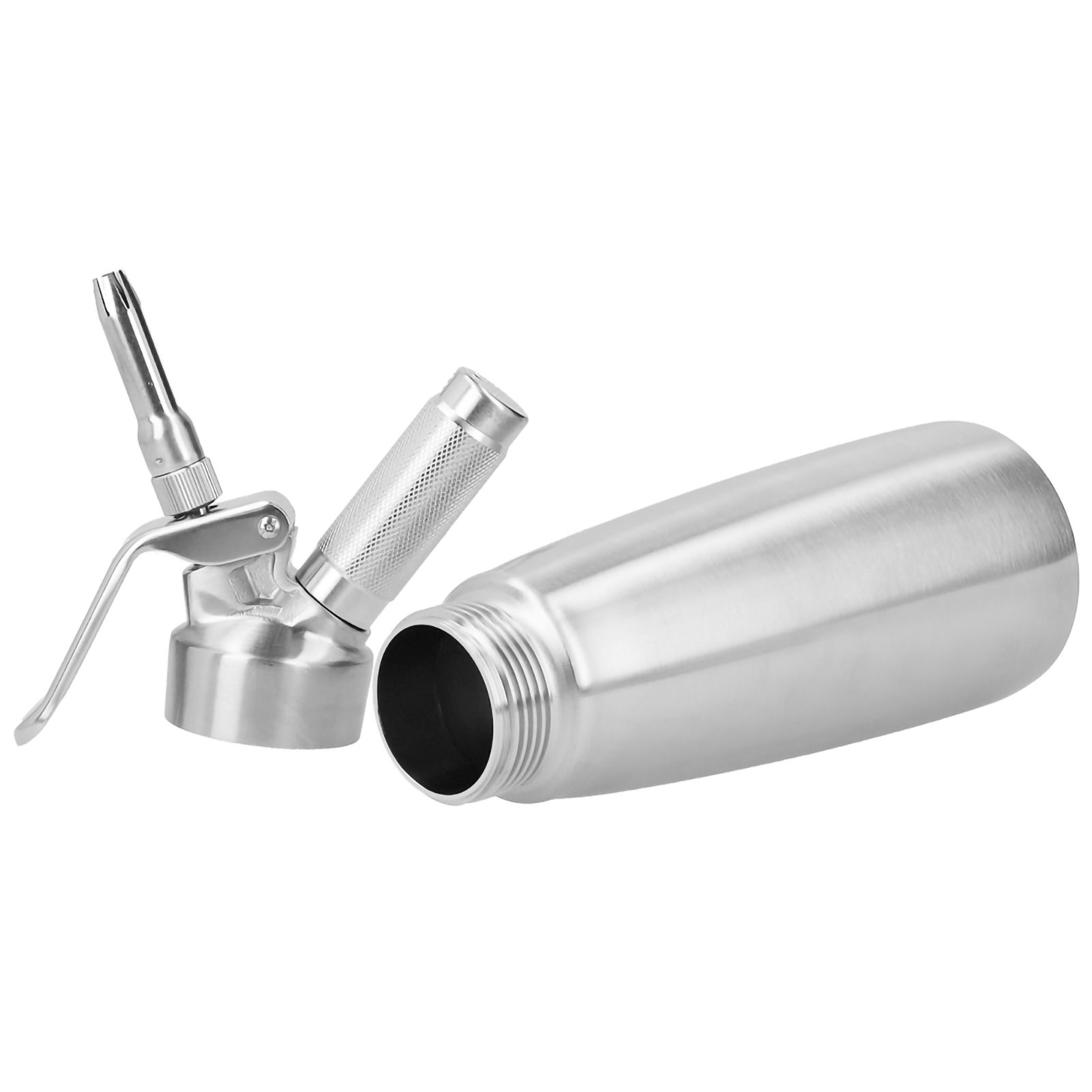 304 Stainless Steel Cream Foamer Whipper Dispenser Coffee Dessert Cake DIY view 8