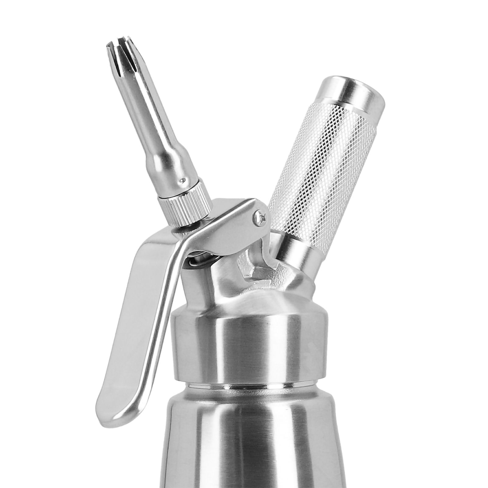304 Stainless Steel Cream Foamer Whipper Dispenser Coffee Dessert Cake DIY view 12
