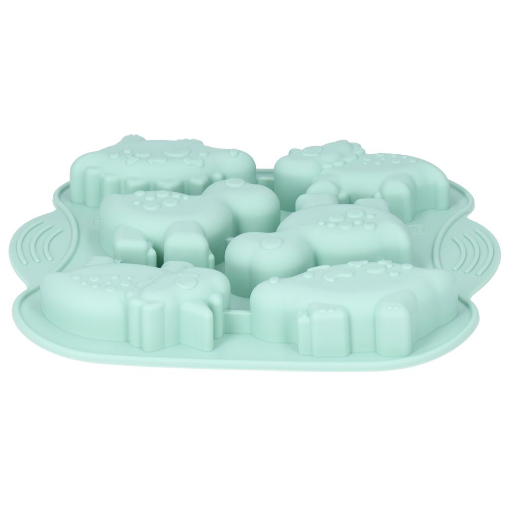 6 Cavity Animal Shaped Cake Mold Silicone Mould DIY Chocolate Dessert Pudding