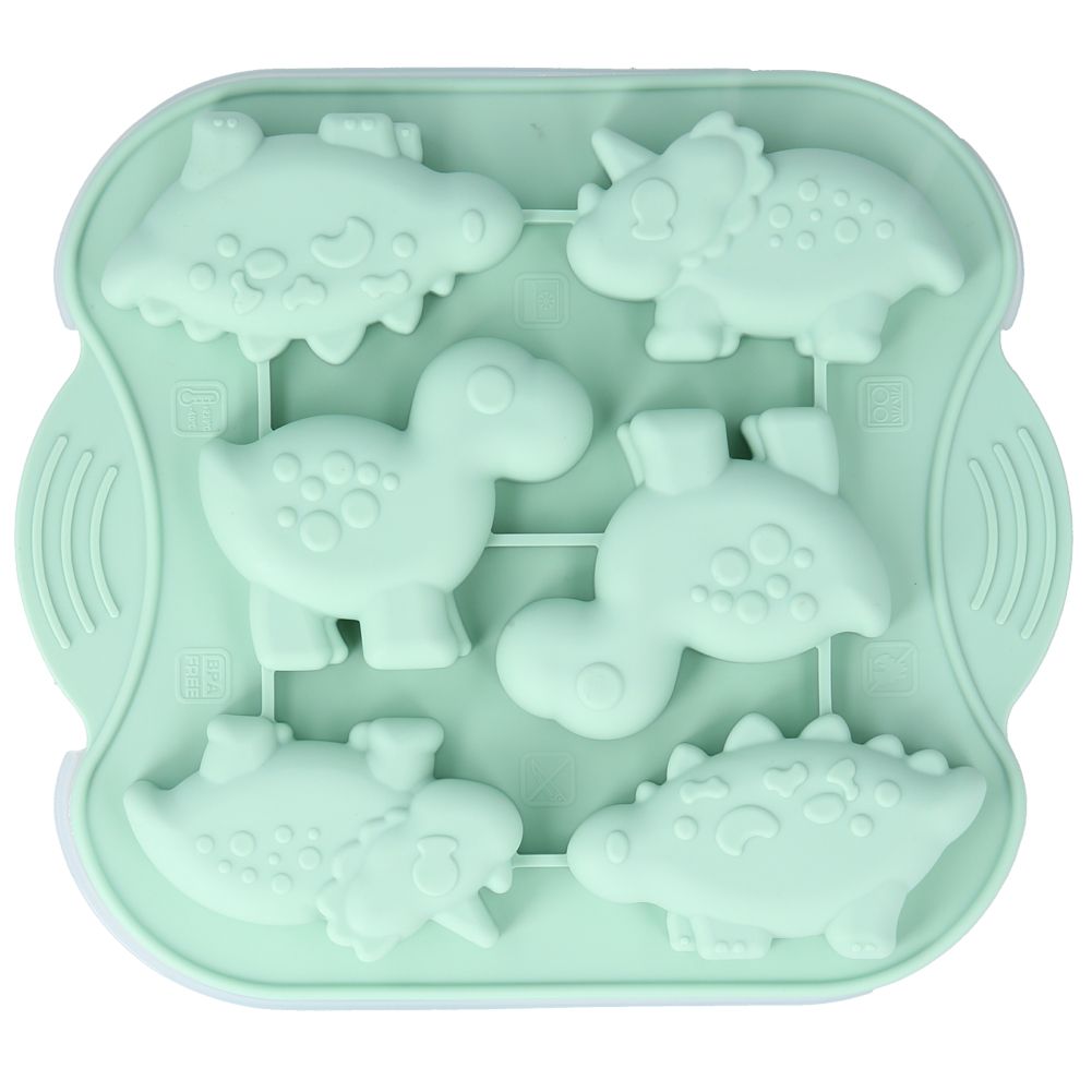 6 Cavity Animal Shaped Cake Mold Silicone Mould DIY Chocolate Dessert Pudding view 2
