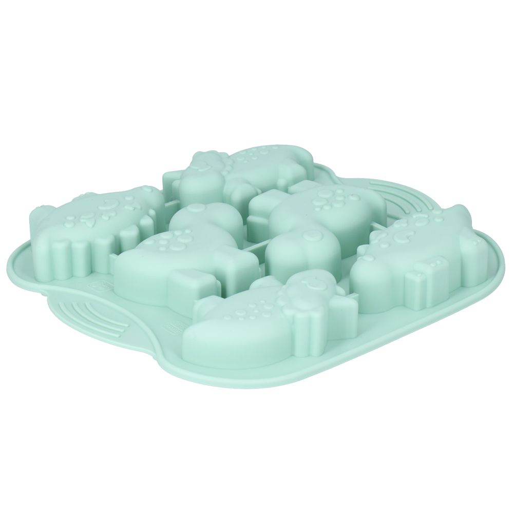 6 Cavity Animal Shaped Cake Mold Silicone Mould DIY Chocolate Dessert Pudding view 5