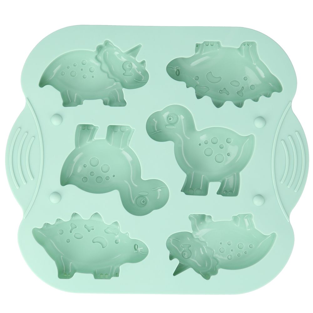 6 Cavity Animal Shaped Cake Mold Silicone Mould DIY Chocolate Dessert Pudding view 6