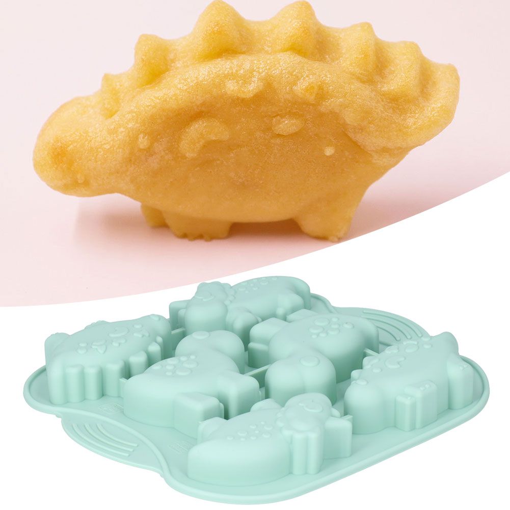 6 Cavity Animal Shaped Cake Mold Silicone Mould DIY Chocolate Dessert Pudding view 10