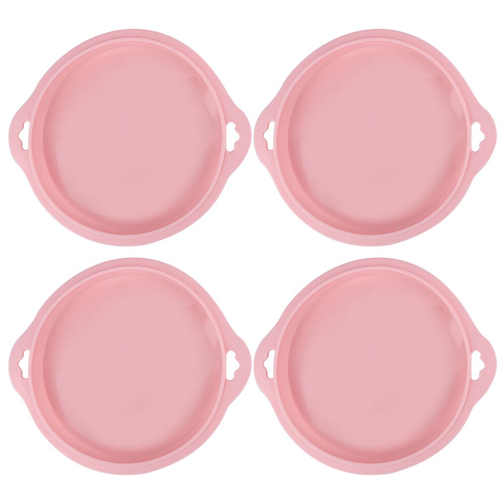 4PCS Silicone Layered Cake Mold Round Shape Bread Mold Cake Tray Mould view 2