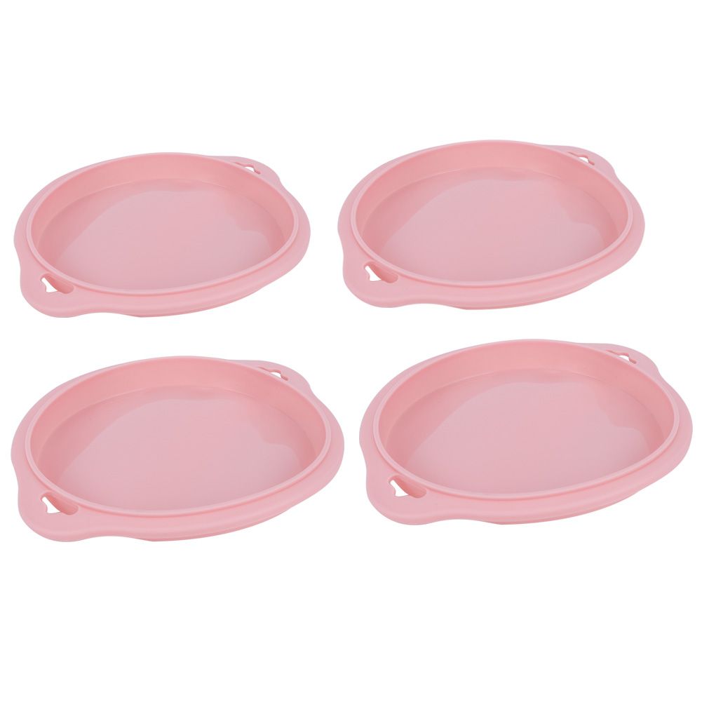 4PCS Silicone Layered Cake Mold Round Shape Bread Mold Cake Tray Mould view 3