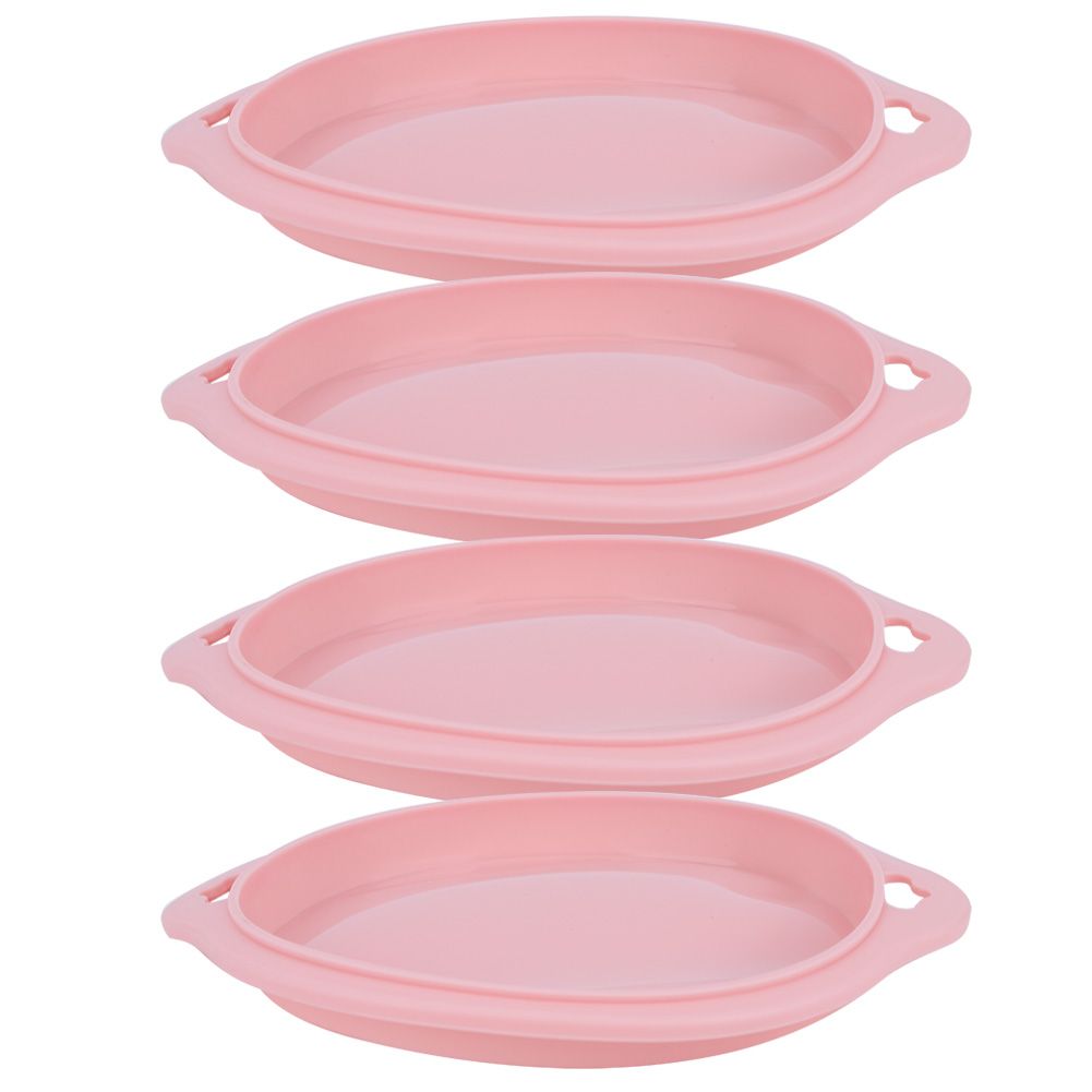 4PCS Silicone Layered Cake Mold Round Shape Bread Mold Cake Tray Mould view 4