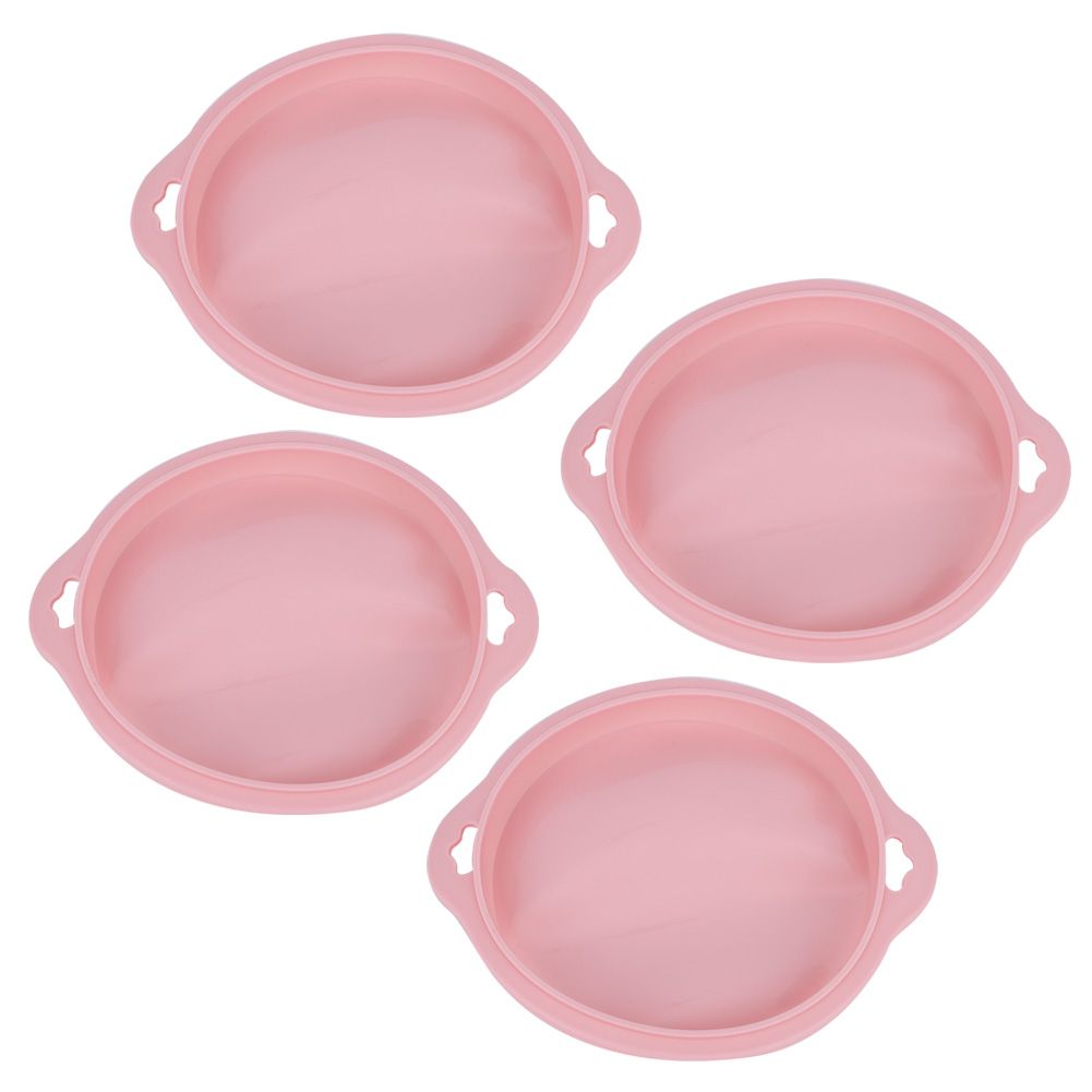 4PCS Silicone Layered Cake Mold Round Shape Bread Mold Cake Tray Mould view 6