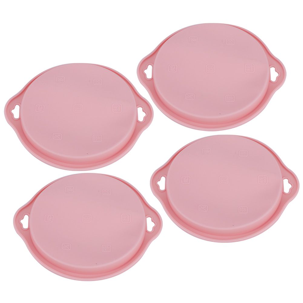 4PCS Silicone Layered Cake Mold Round Shape Bread Mold Cake Tray Mould view 7