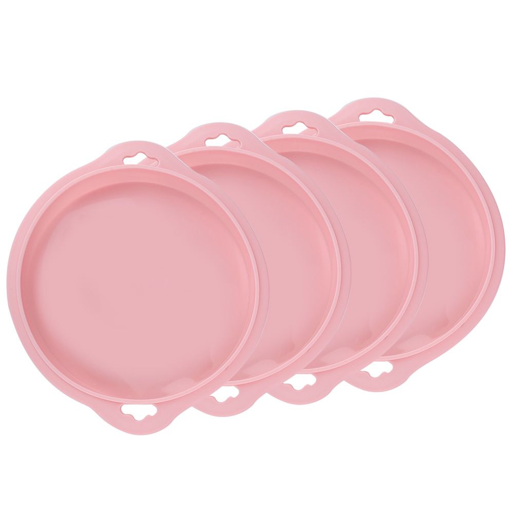 4PCS Silicone Layered Cake Mold Round Shape Bread Mold Cake Tray Mould view 8
