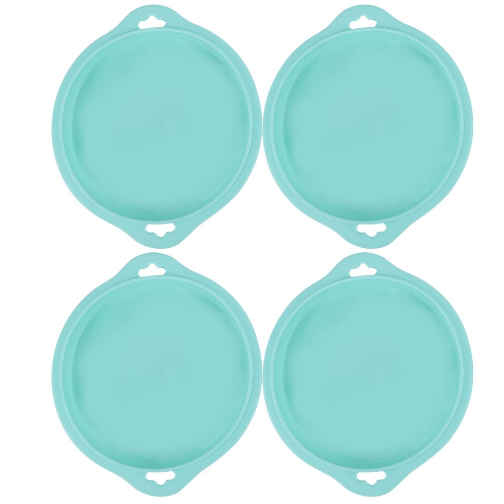 4PCS Silicone Layered Cake Mold Round Shape Bread Mold Cake Tray Mould view 2