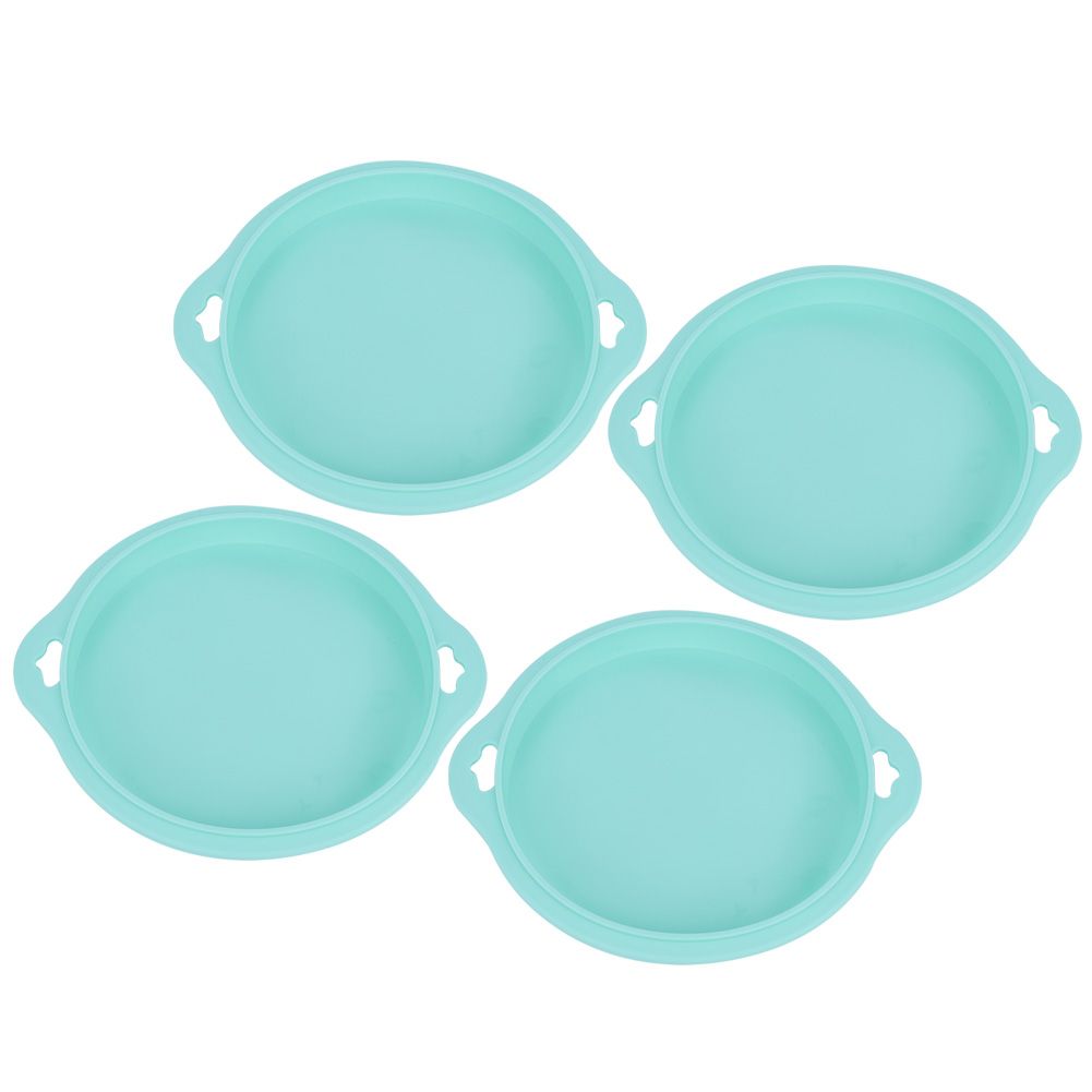 4PCS Silicone Layered Cake Mold Round Shape Bread Mold Cake Tray Mould view 3