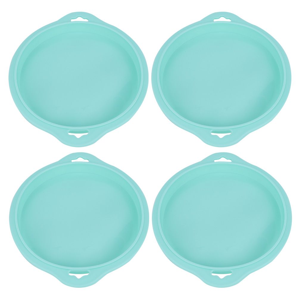 4PCS Silicone Layered Cake Mold Round Shape Bread Mold Cake Tray Mould view 4