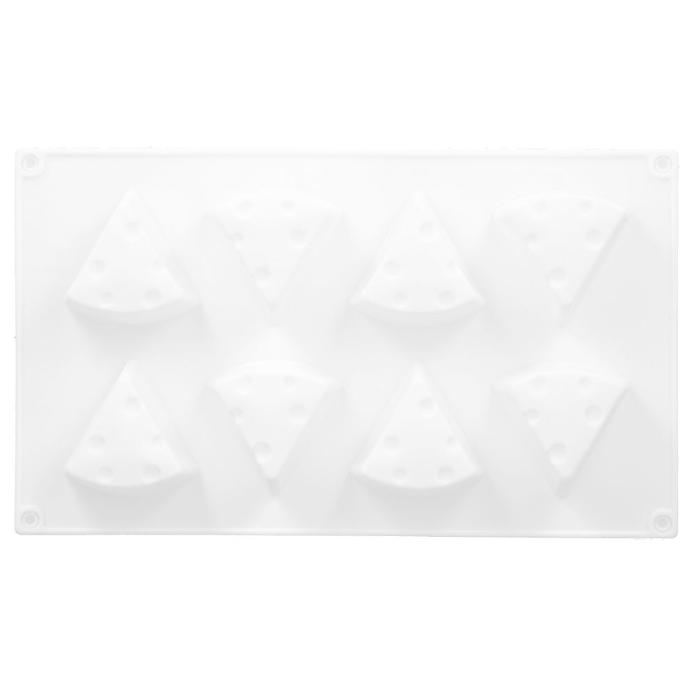 8 Cavity Cheese Cake Silicone Mold DIY Baking NonStick Mousse Chocolate view 2