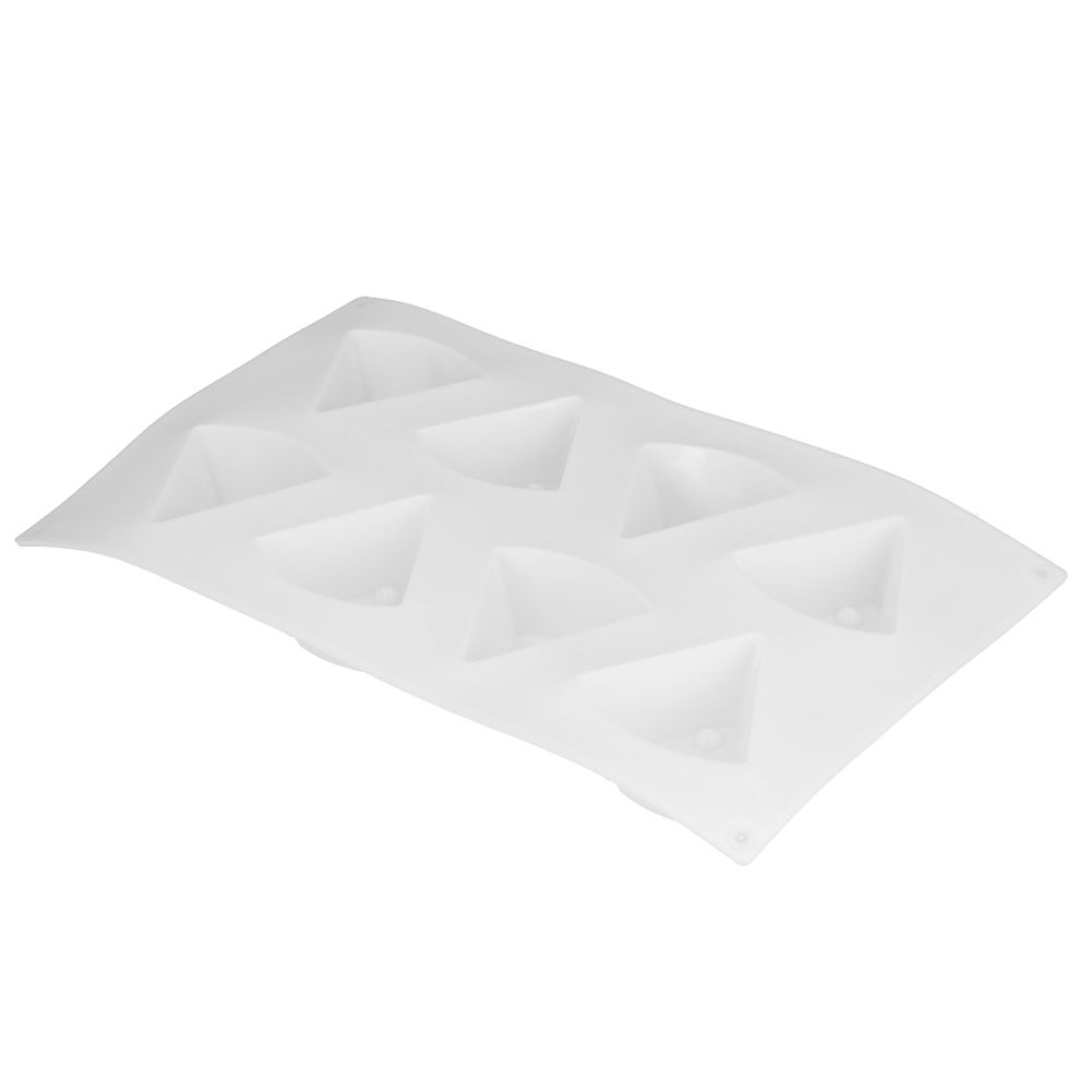 8 Cavity Cheese Cake Silicone Mold DIY Baking NonStick Mousse Chocolate view 3